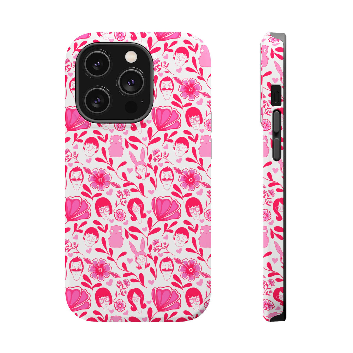 Belcher's Fine China iPhone Case V1 Pink – Magnetic Impact-Resistant
