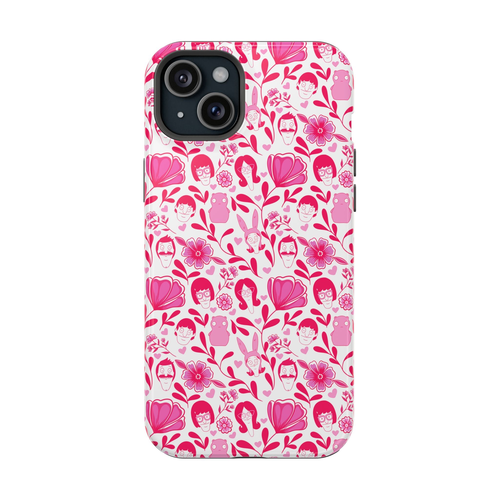 Belcher's Fine China iPhone Case V1 Pink – Magnetic Impact-Resistant