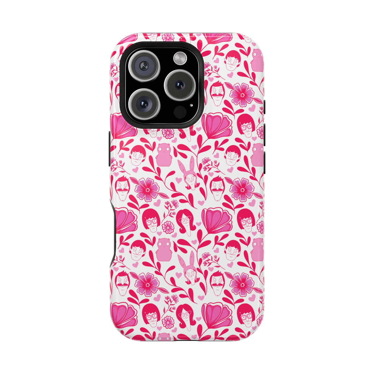 Belcher's Fine China iPhone Case V1 Pink – Magnetic Impact-Resistant
