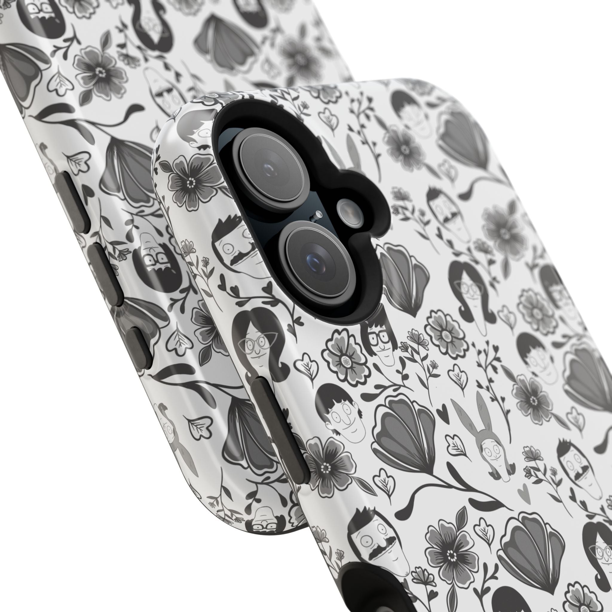 Belcher's Fine China iPhone Case V1 Monochrome – Magnetic Impact-Resistant