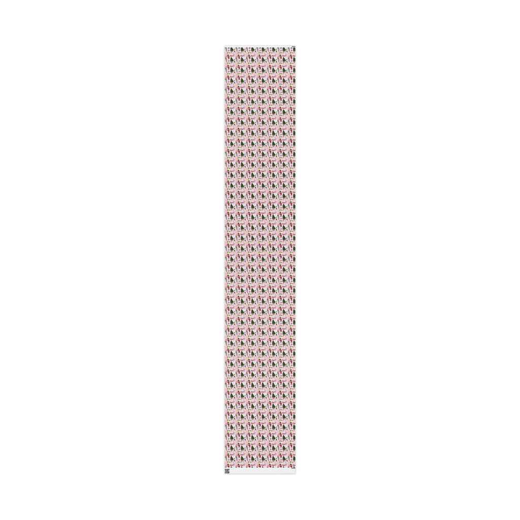 Belcher's Nutcracker Pink Plaid Gift Wrap