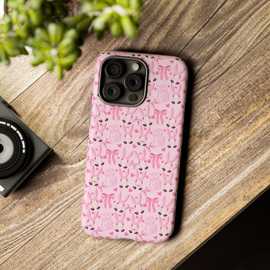 Bob's Burgers Inspired Coquette Louise Tough Case for iPhone, Google, and Samsung