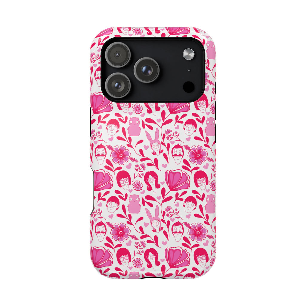 Belcher's Fine China iPhone Case V1 Pink – Magnetic Impact-Resistant