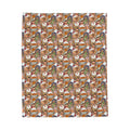 Gingham Thanksgiving with Bob Cozy Plush Blanket
