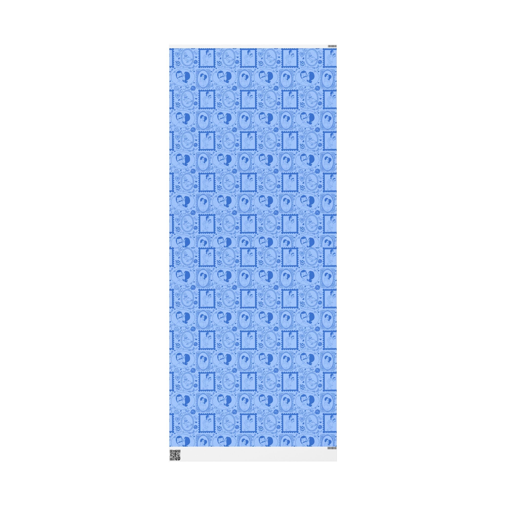 Belcher's Blue Valentine's Gift Wrap