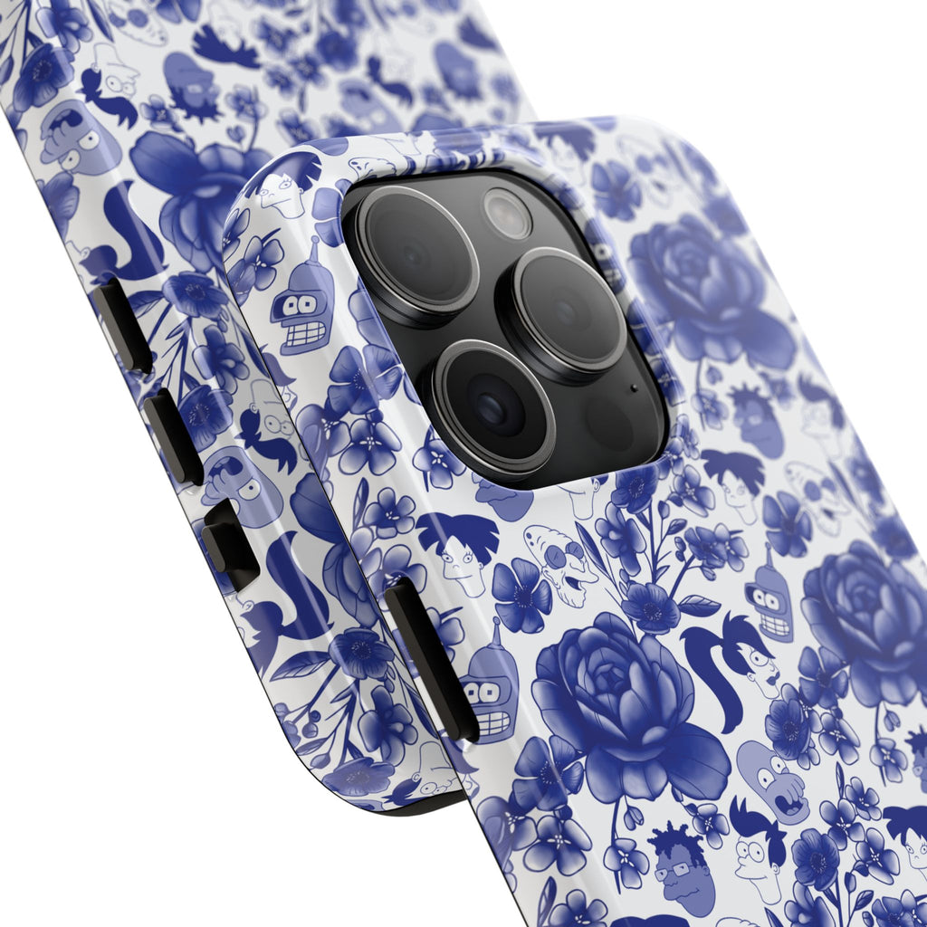 Futurama Inspired Fine China Tough Phone Case (iPhone, Samsung) Not MagSafe!