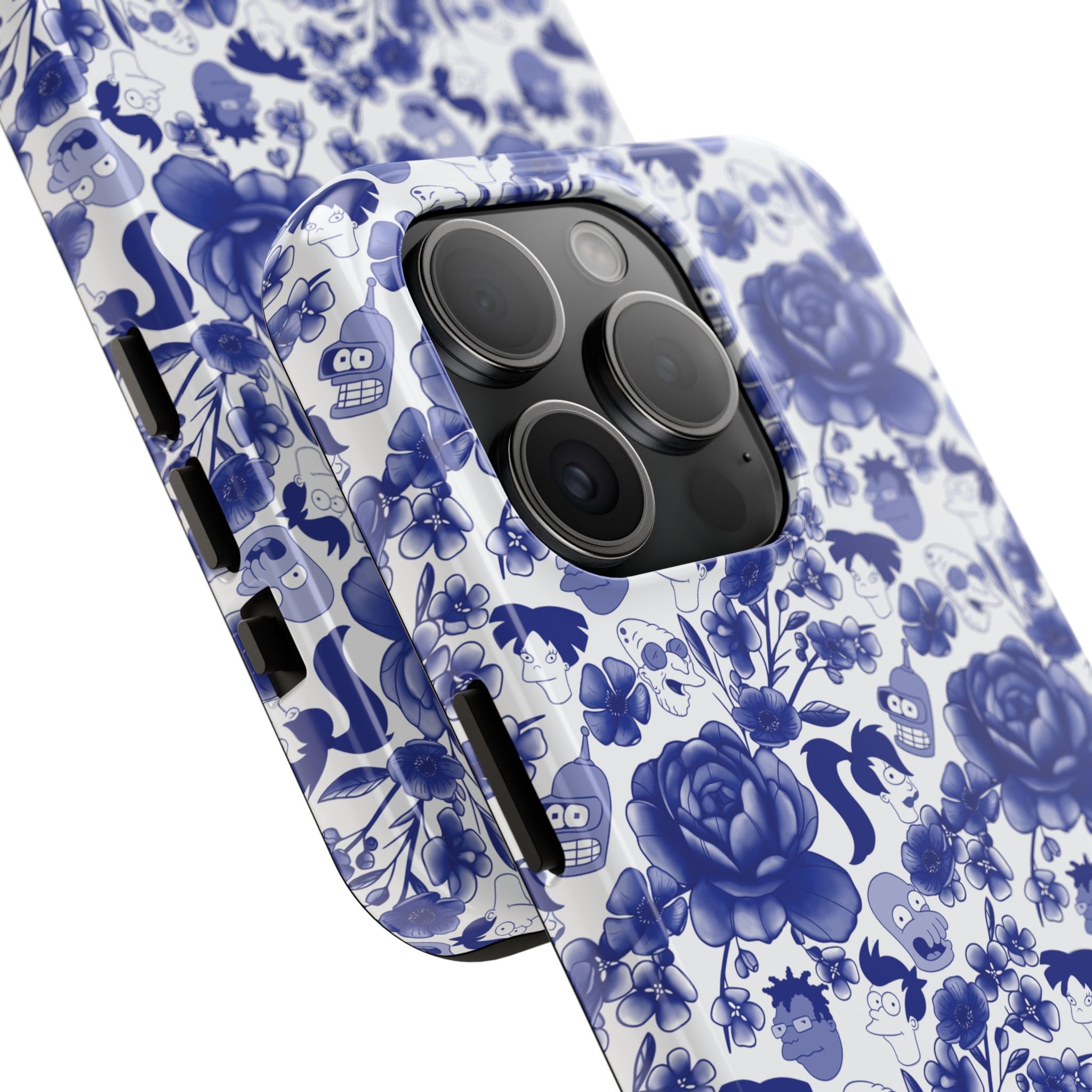 Futurama Inspired Fine China Tough Phone Case (iPhone, Samsung) Not MagSafe!