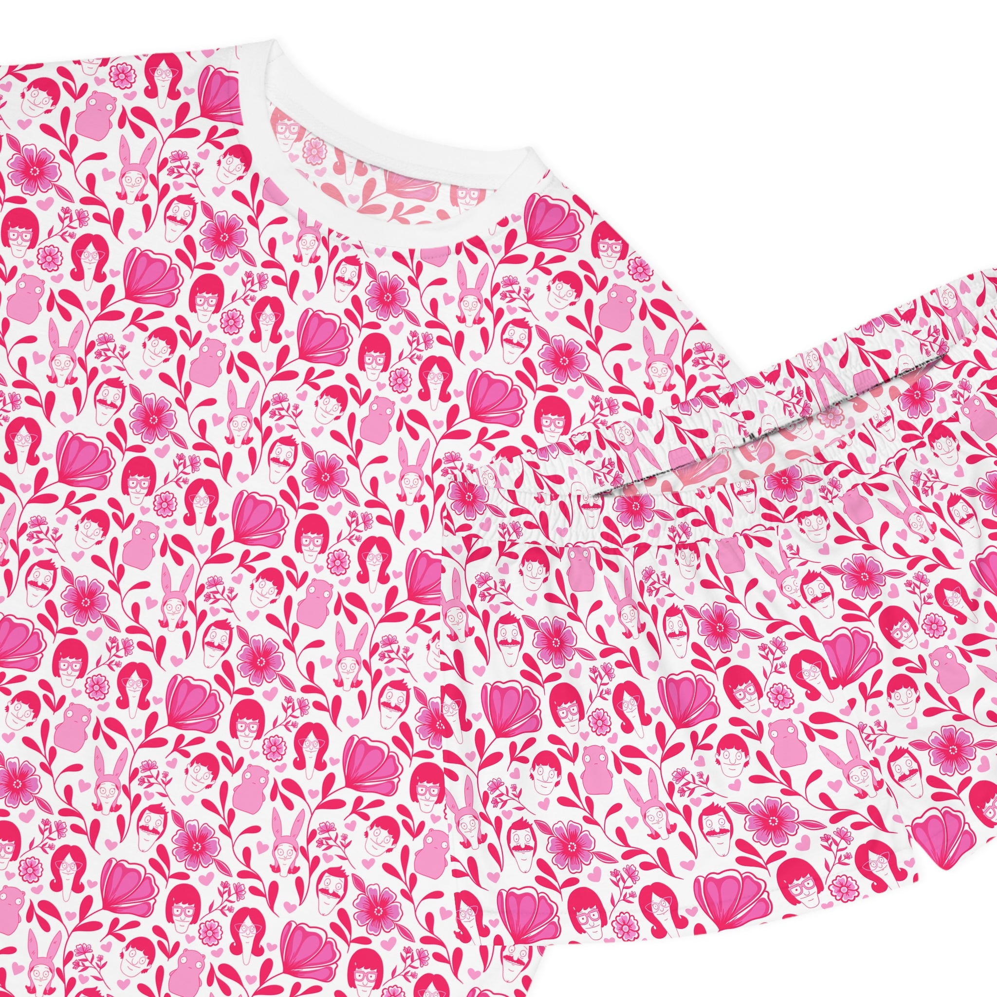Belcher's Pink Fine China Pajamas (Women's)