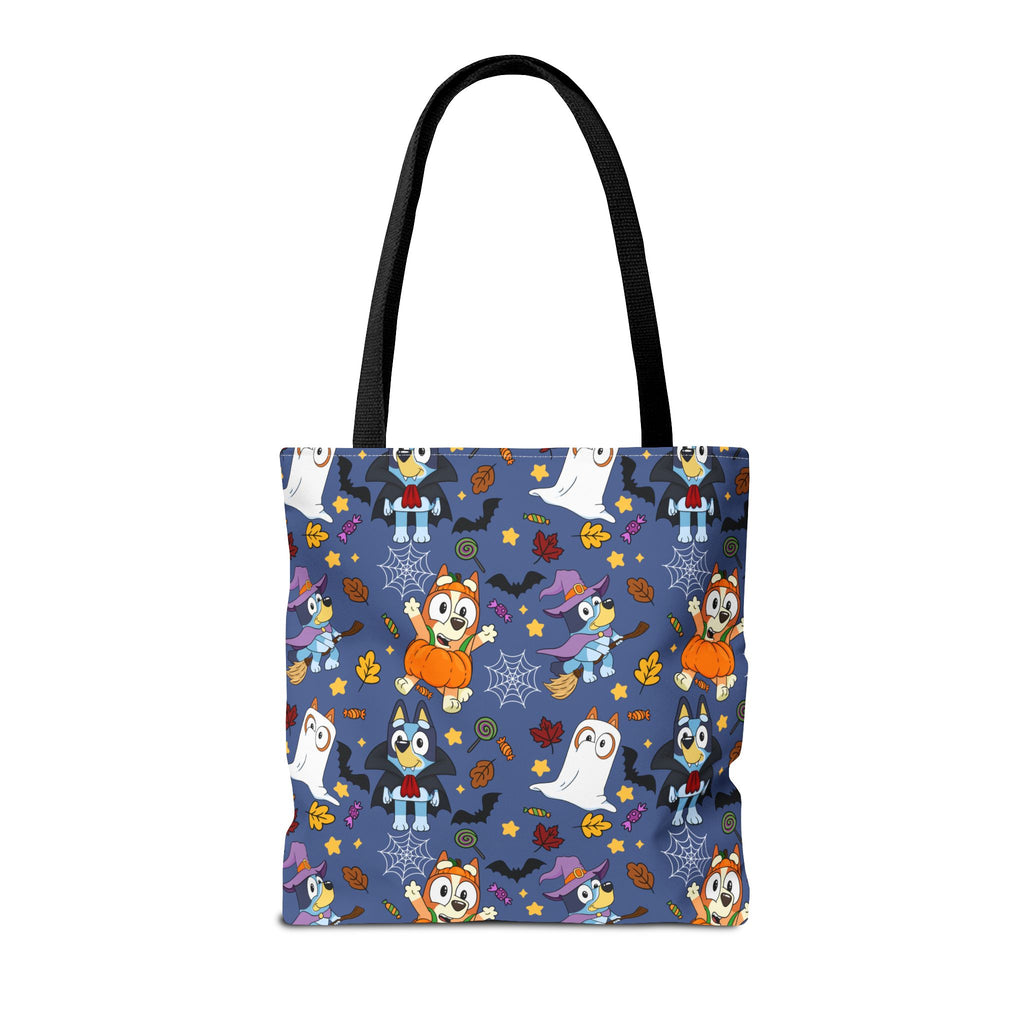 Blue Dog and Fam Trick or Treat Tote Bag