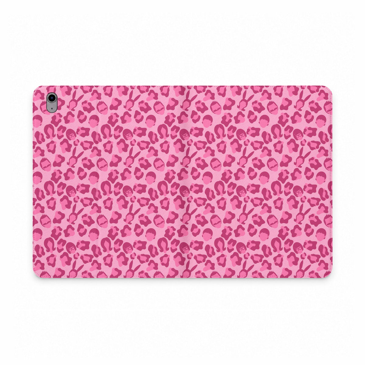 Belchers Leopard Print Tablet Folio Case Pink Edition