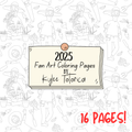 2025 Bob’s Burgers Inspired Fan Art Coloring Pages