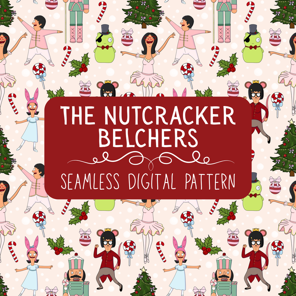 The Nutcracker Belchers Seamless Digital Pattern
