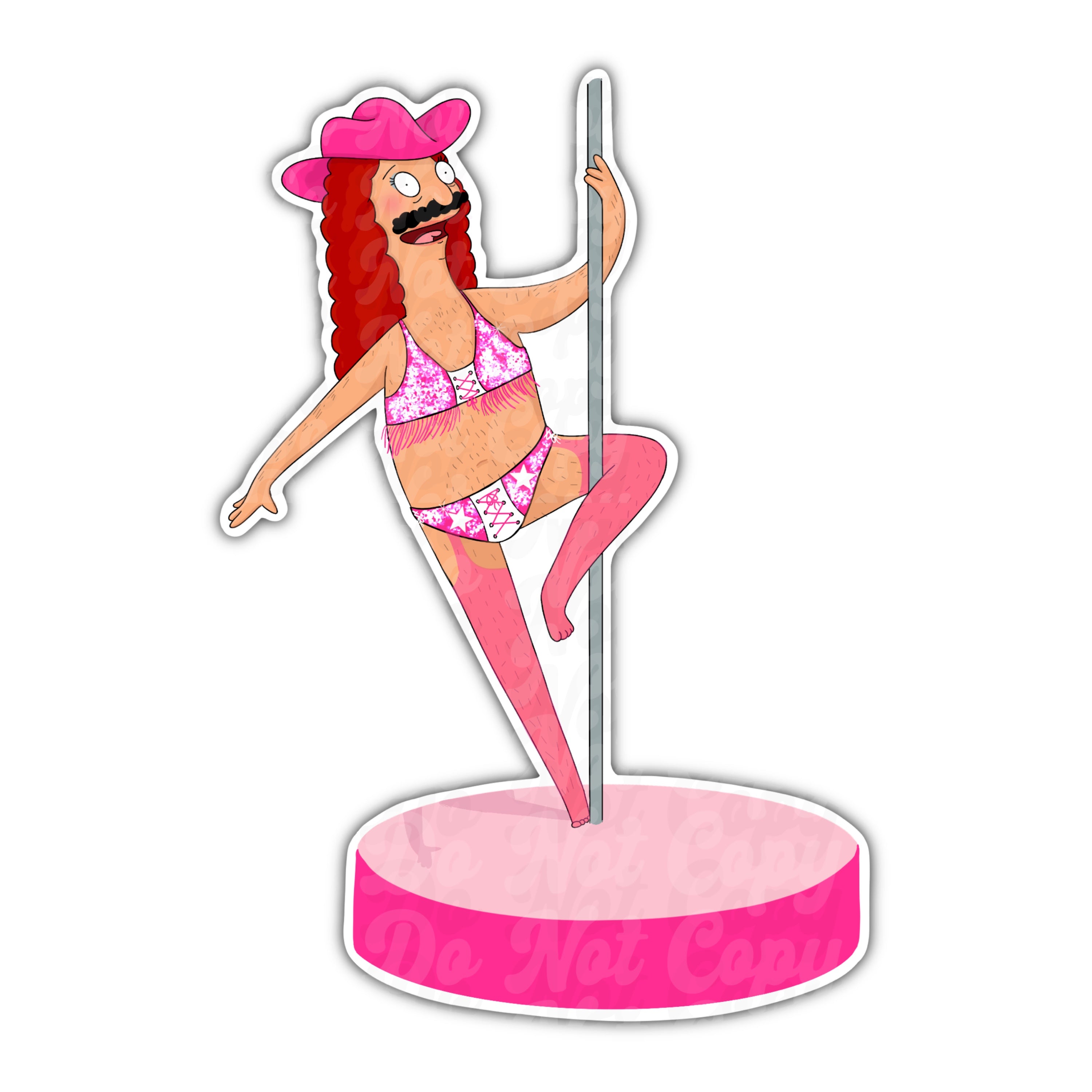 Bob's Burgers Inspired Bobby Roan Sticker