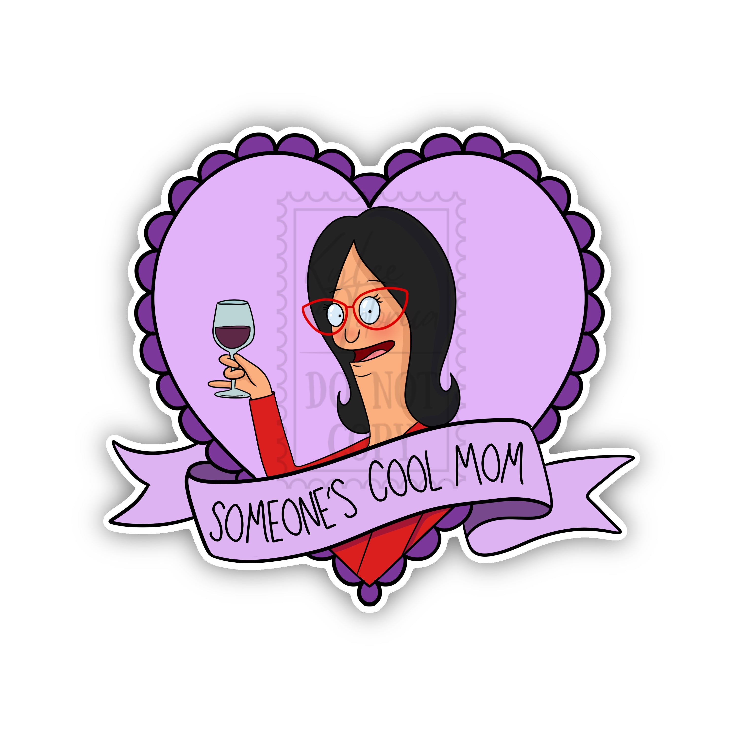 Bob's Burgers Inspired Cool Mom Sticker