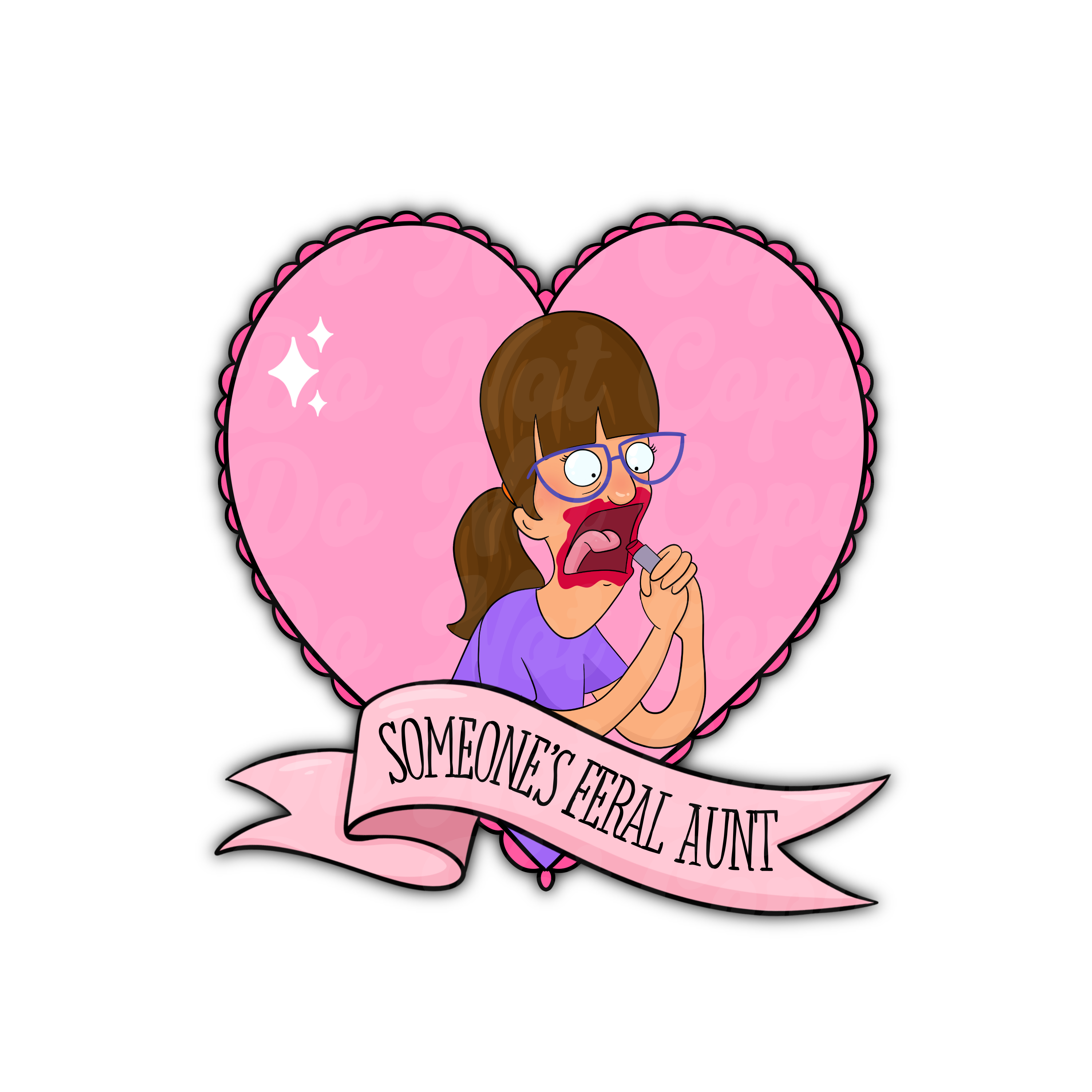 Bob's Burgers Inspired Feral Aunt Gayle Sticker
