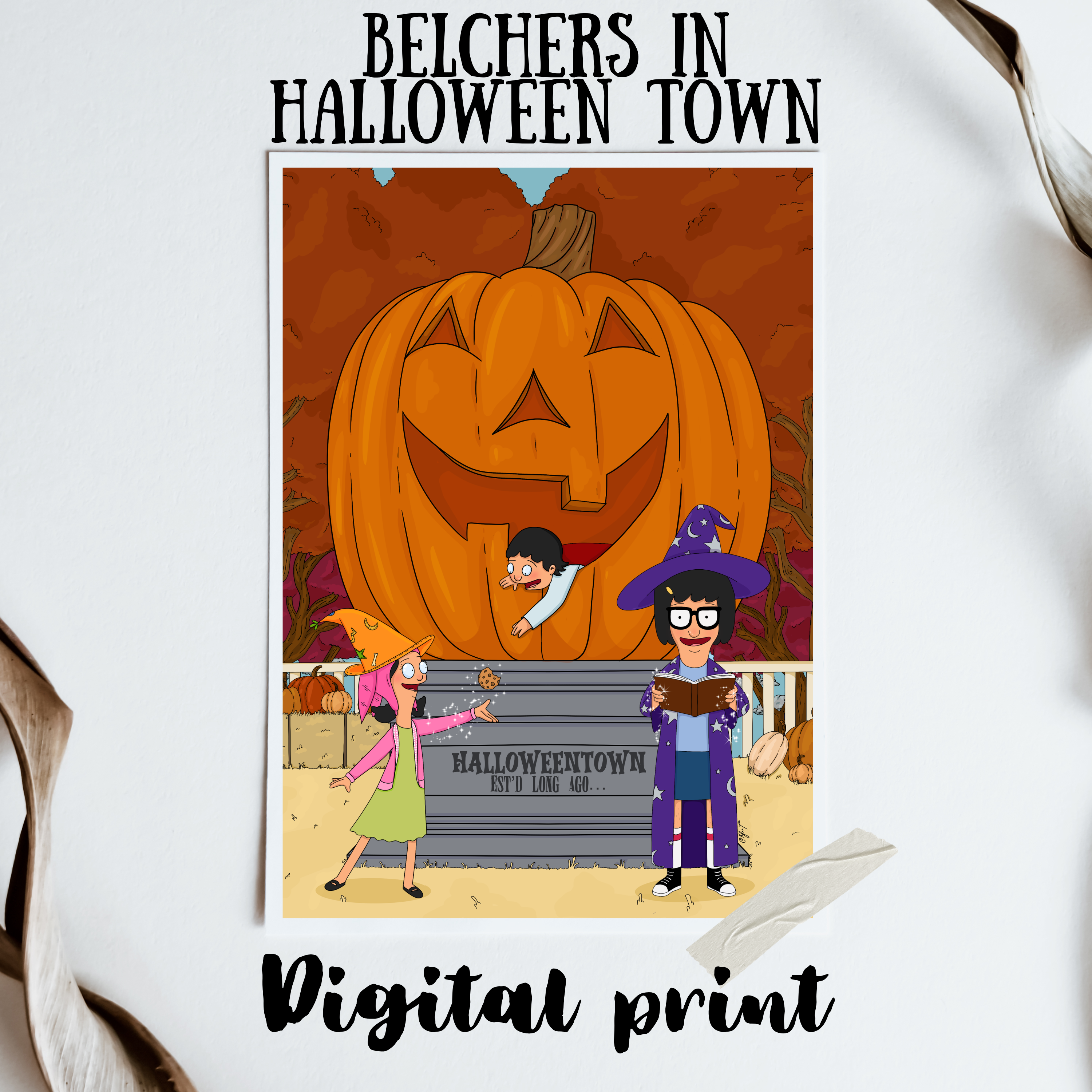 Belchers in Halloweentown Digital Download