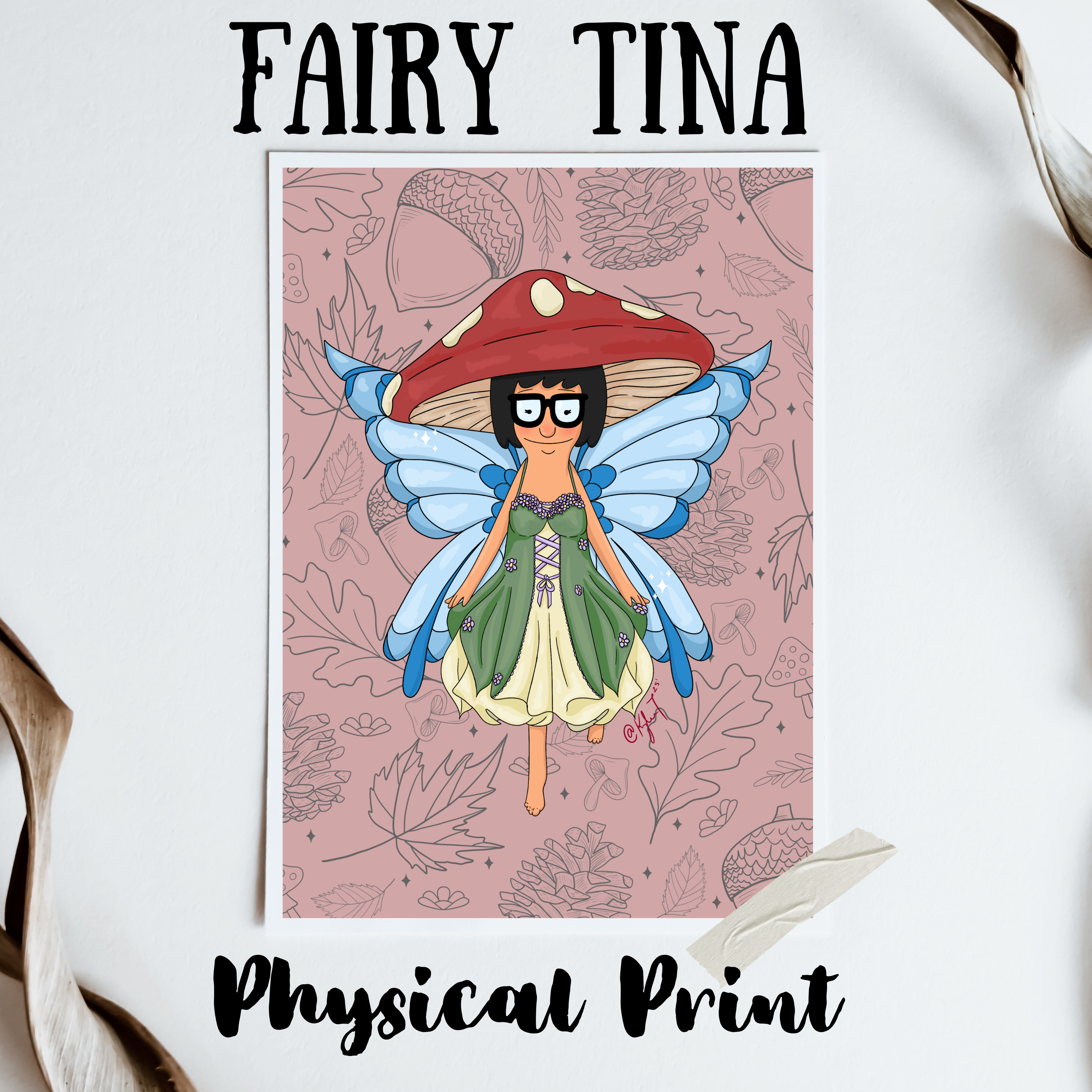 Fairy Tina Physical Print (8.5” x11”)