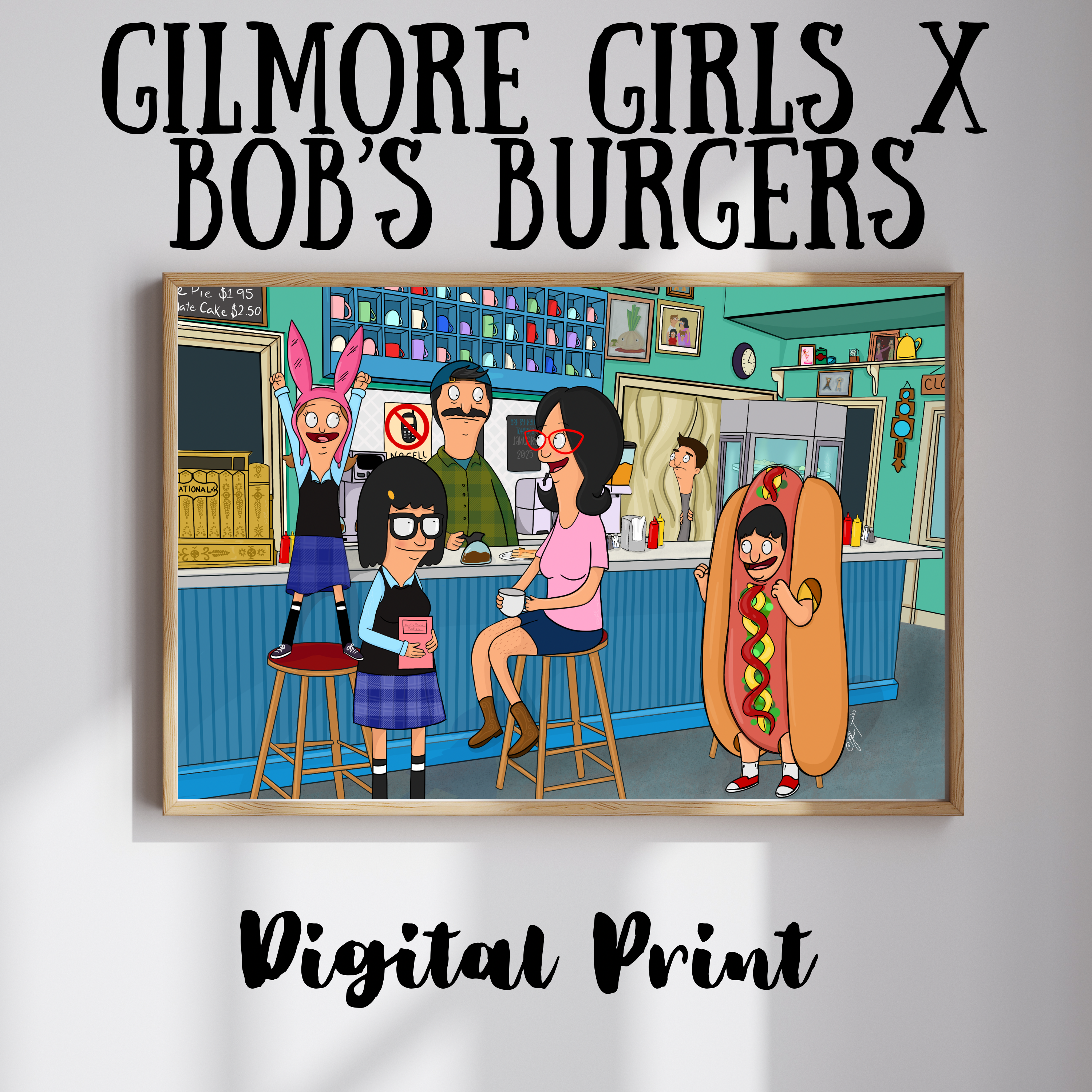 Gilmore Girls x Bob’s Burgers Digital Download