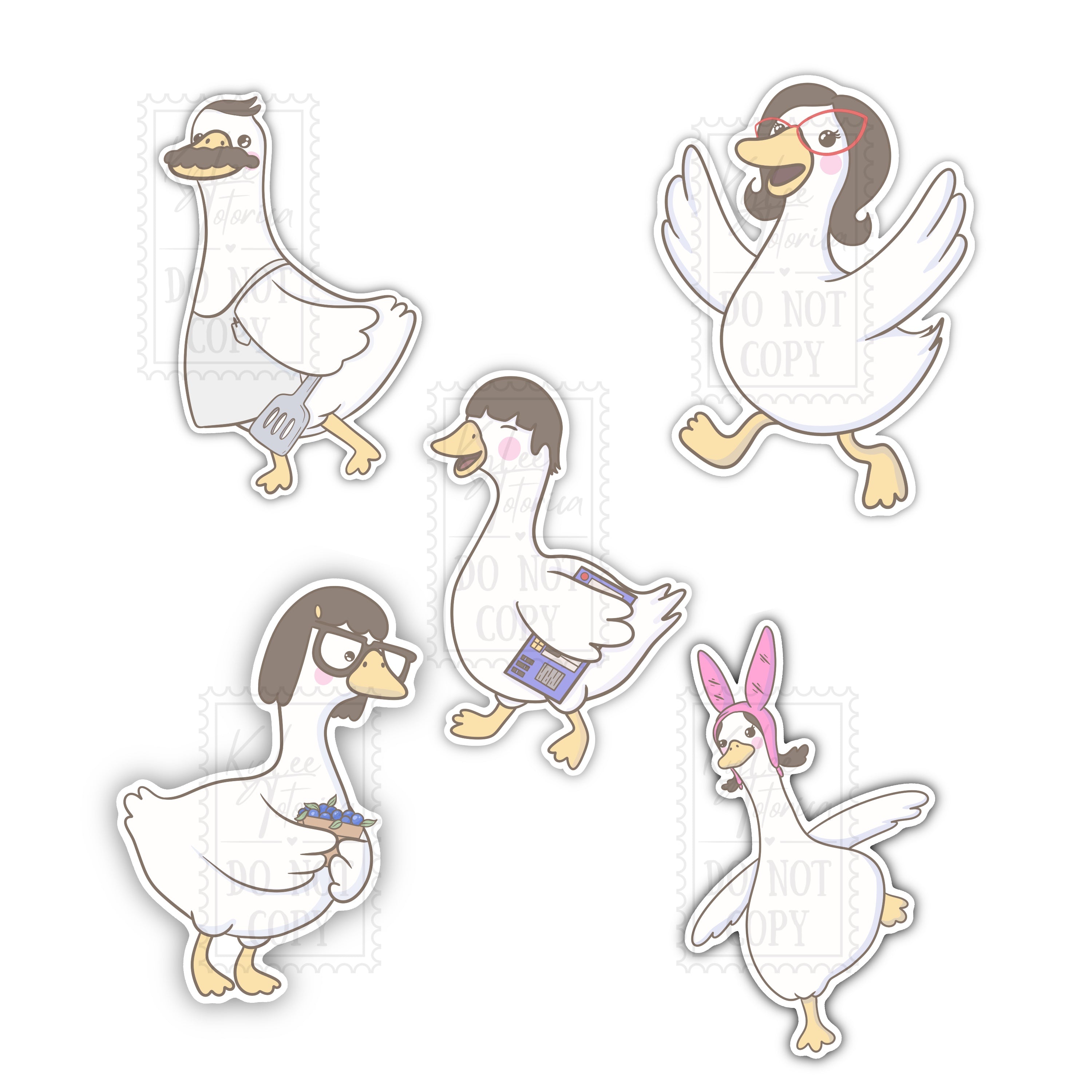 Silly Goose Belcher's Stickers