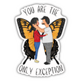 Bob's Burgers Inspired- Linda and Bob are the Only Exception Sticker