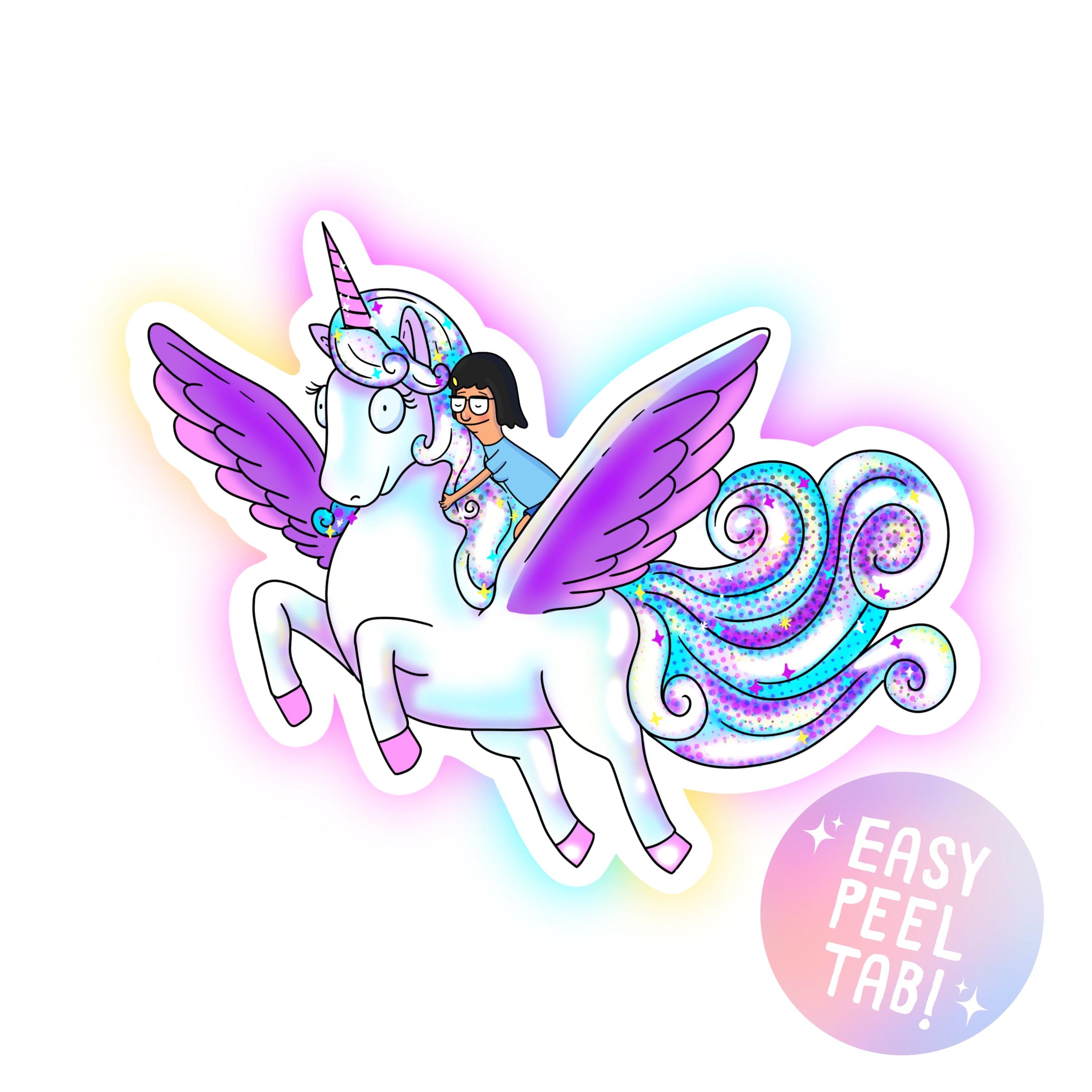 Colorful Tina Sticker