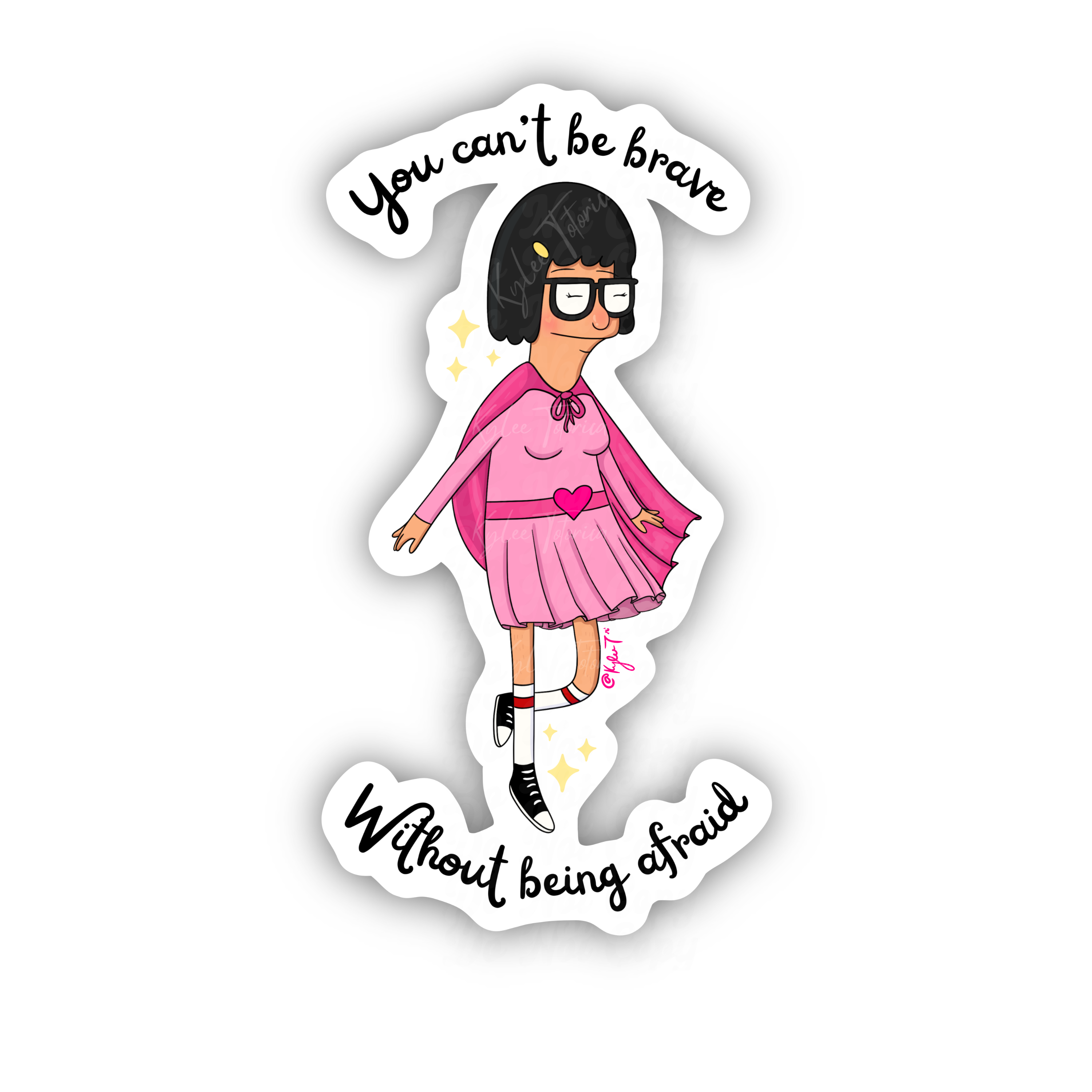 Brave Tina Sticker