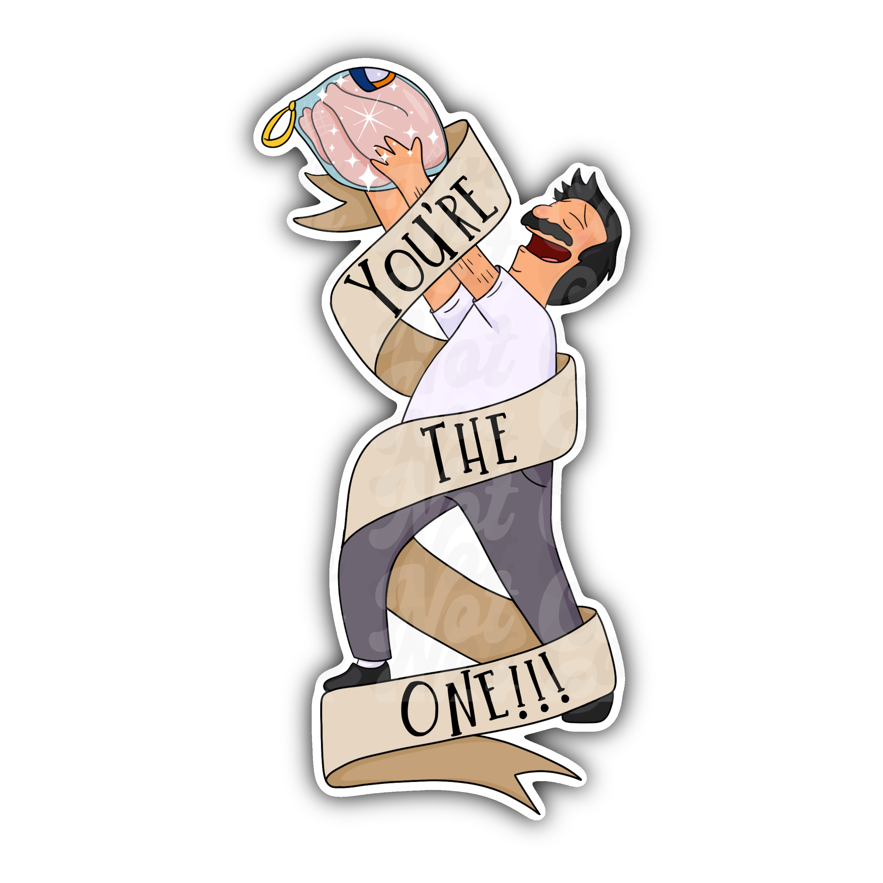 Bob's Burgers You Are The One Sticker